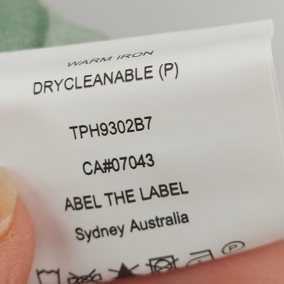 Abel the label Leonard Floral Leaf Maxi Skirt Slits Size Small - Picture 7 of 7